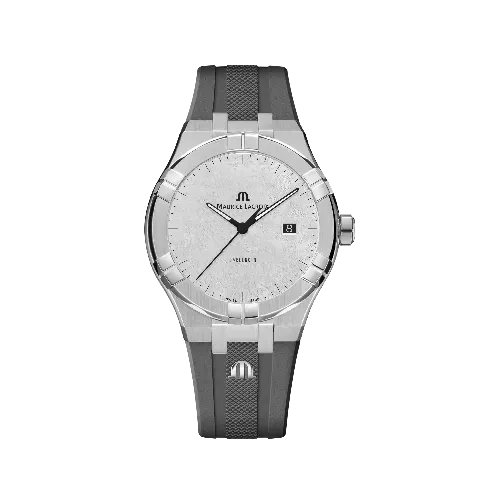 Label Noir Aikon Automatic 42MM klokke stål gummi grå