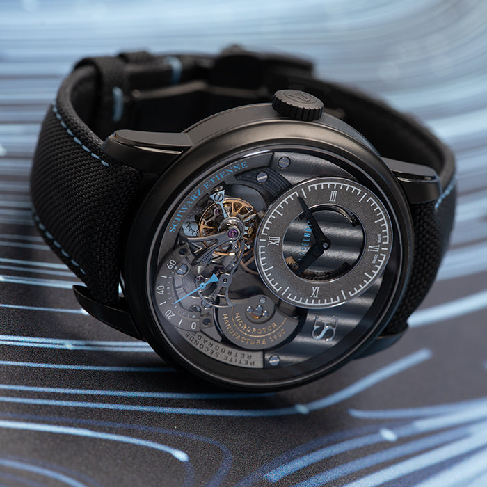 Label Noir Petite Seconde Rétrograde Tourbillon klokke unik