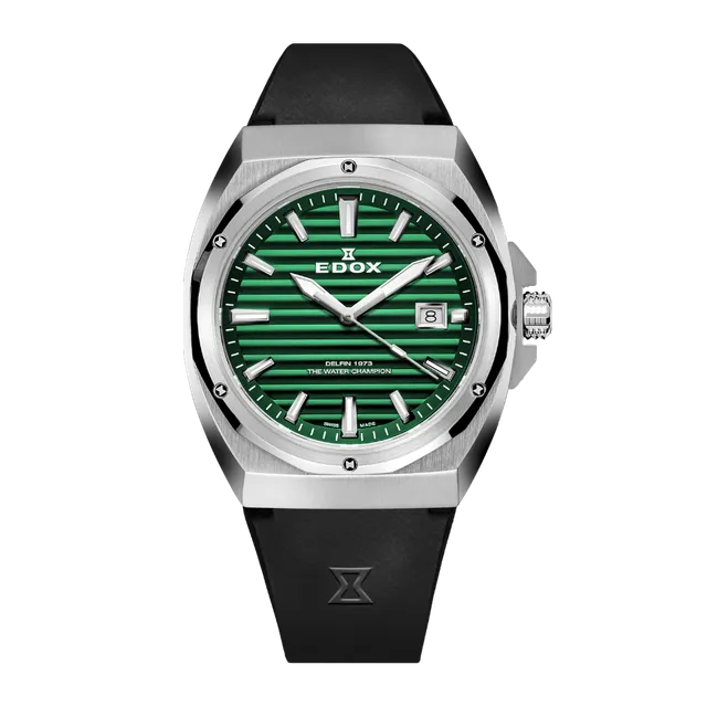 Edox 1973 Date herreklokke med dato