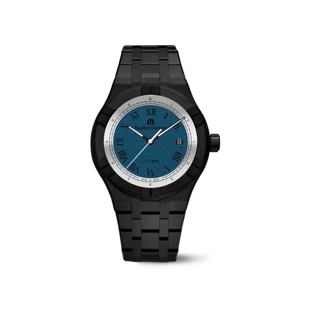 Label Noir Aikon Automatic 42MM klokke keramikk blå