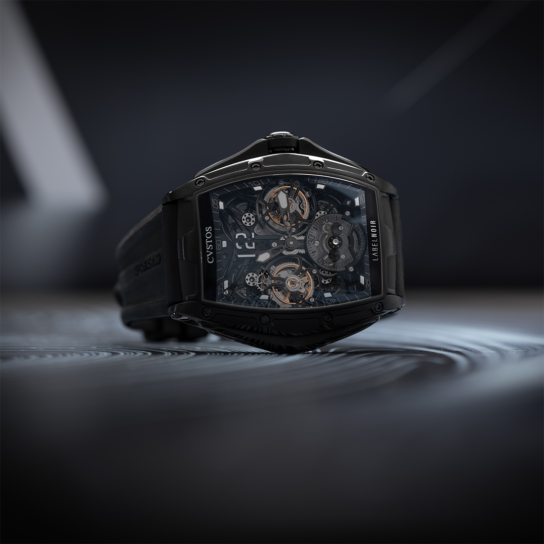 Label Noir Dual Flying Tourbillons klokke differensial