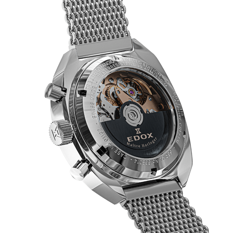 Edox Chronograph Automatic Fangio Limited Edition herreklokke motorsport