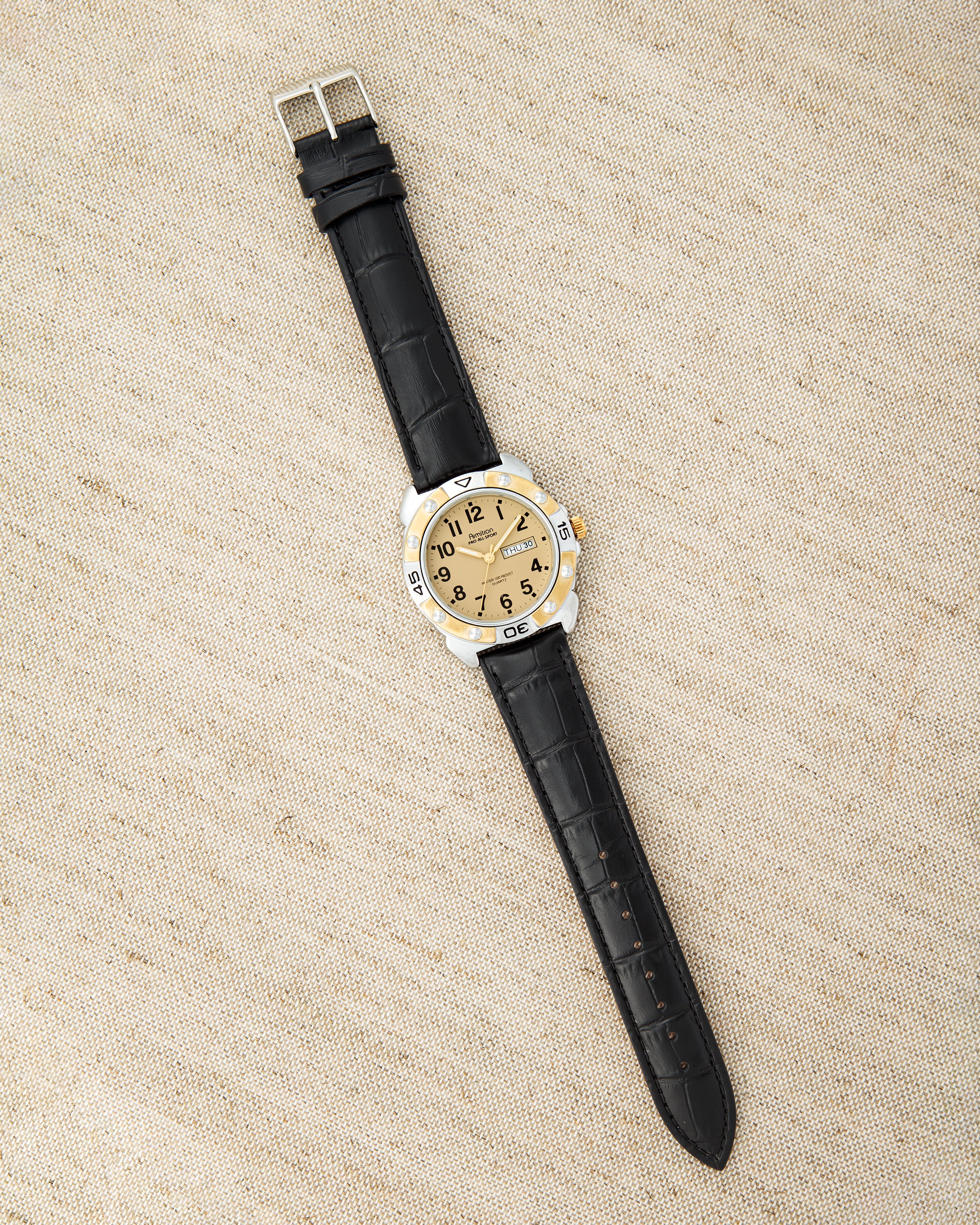 Armitron Vintage2985 herreklokke tofarget skinn