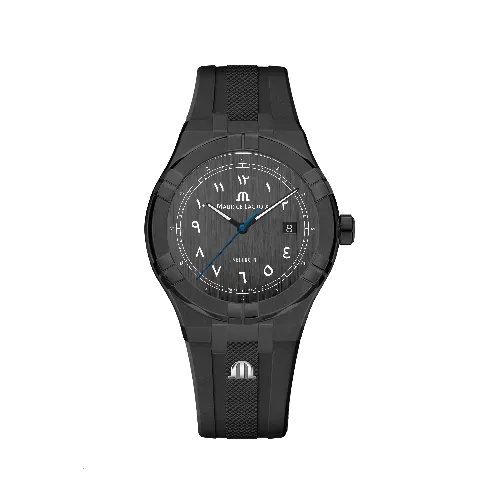 Label Noir Aikon Automatic 42MM klokke svart gummirem