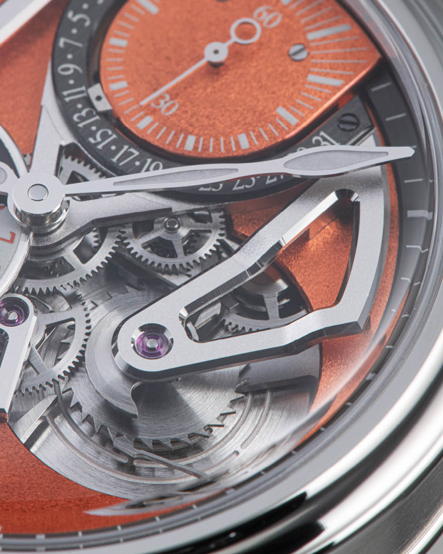 Speake-Marin Dual Time Terracotta klokke 42mm titan