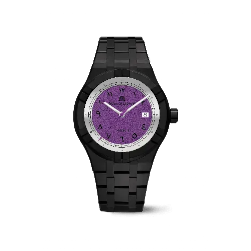 Label Noir Aikon Automatic 42MM klokke lilla keramisk