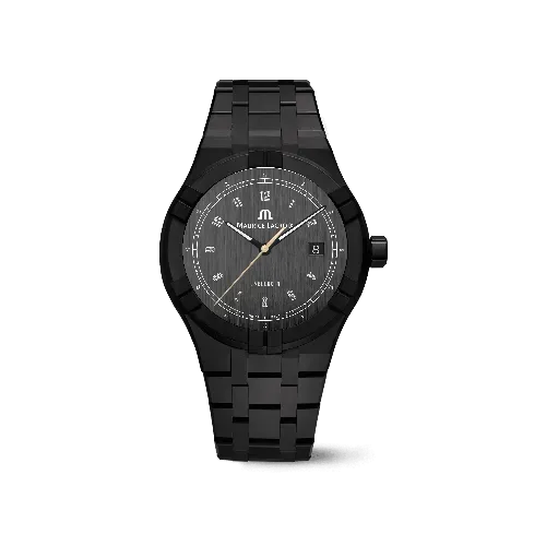 Label Noir Aikon Automatic 42MM klokke champagne keramikk