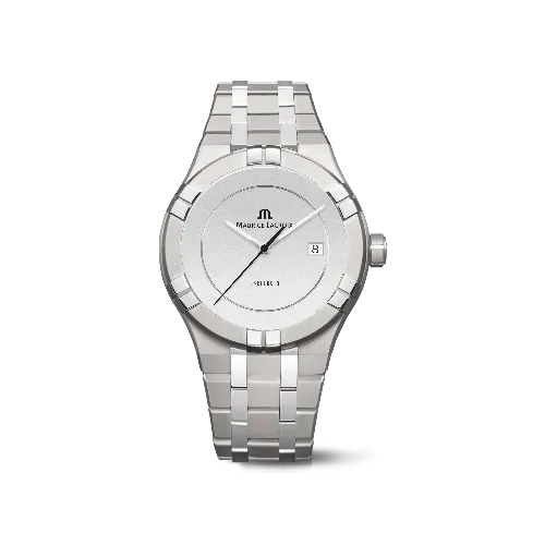 Label Noir Aikon Automatic 42MM klokke titan hvit microgroove