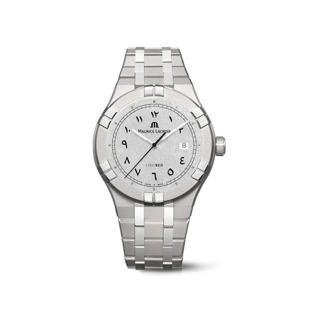 Label Noir Aikon Automatic 42MM klokke titan hvit
