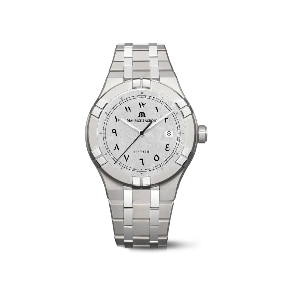 Label Noir Aikon Automatic 42MM klokke titan hvit