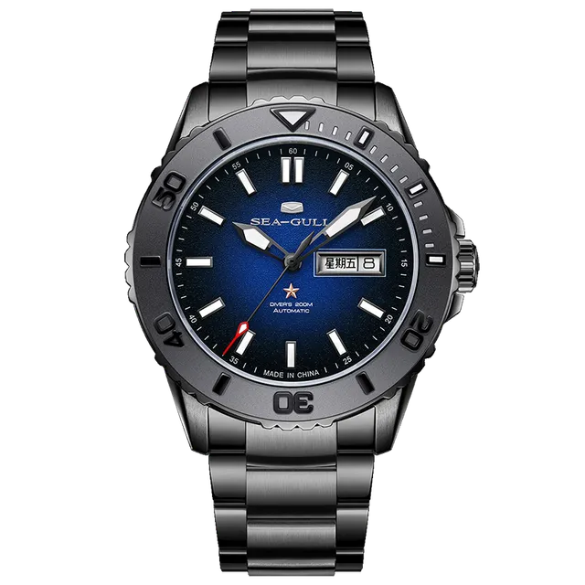 Sea-gull Ocean 816.22.1047 dykkerklokke 44 mm blå