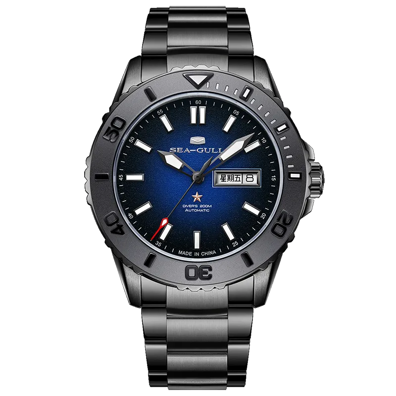 Sea-gull Ocean 816.22.1047 dykkerklokke 44 mm blå