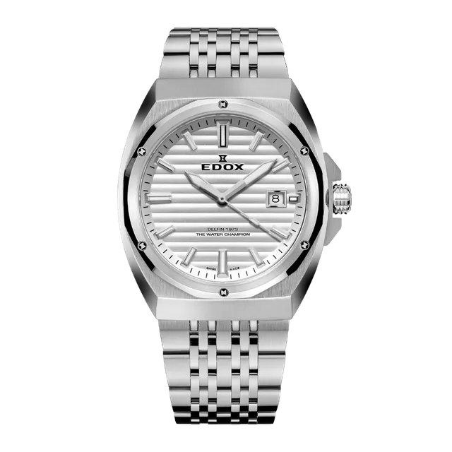Edox 1973 Date herreklokke retro