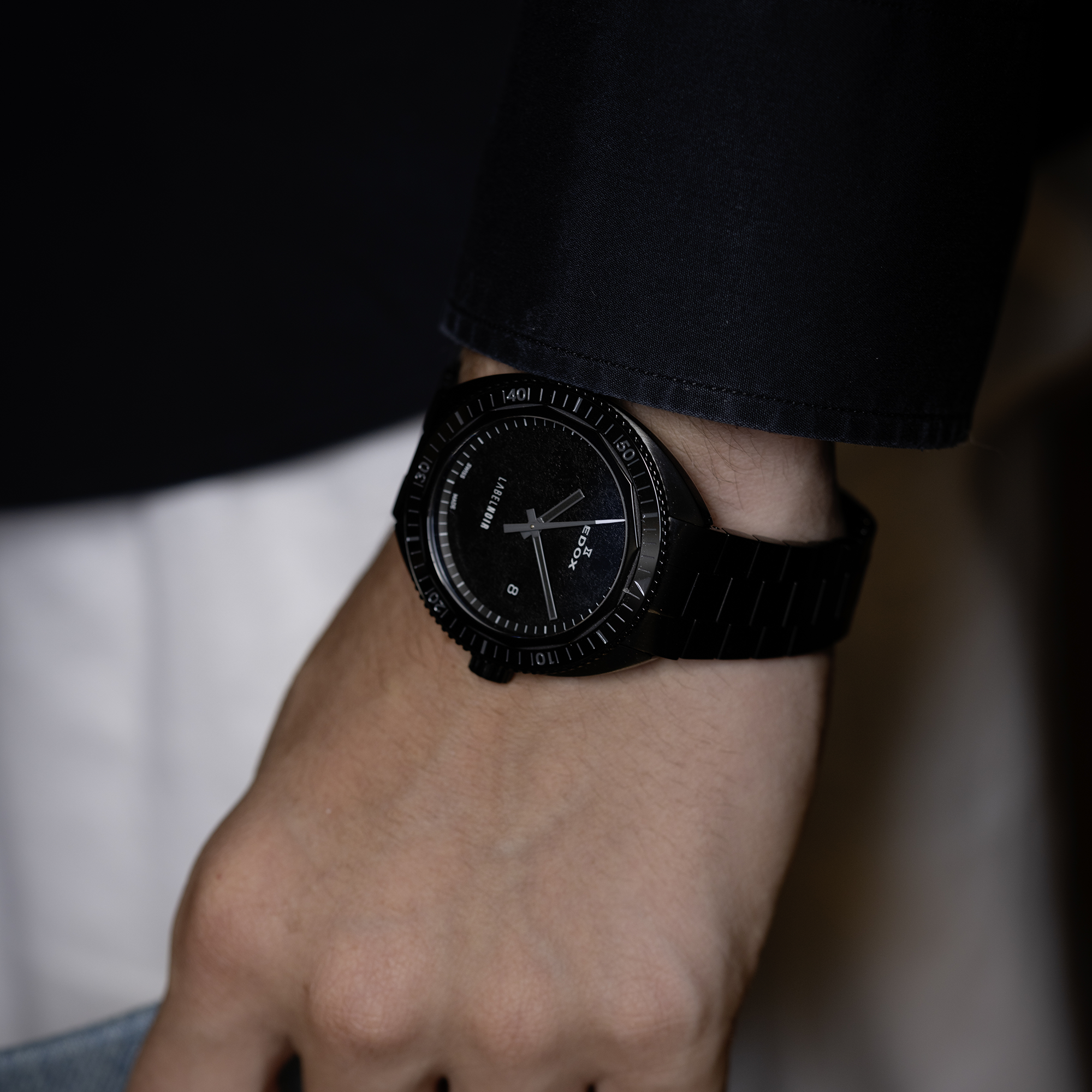 Label Noir Edox Hydro-Sub Automatic klokke limitert