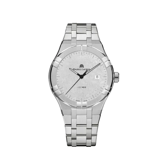 Label Noir Aikon Automatic 42MM klokke hvit stål