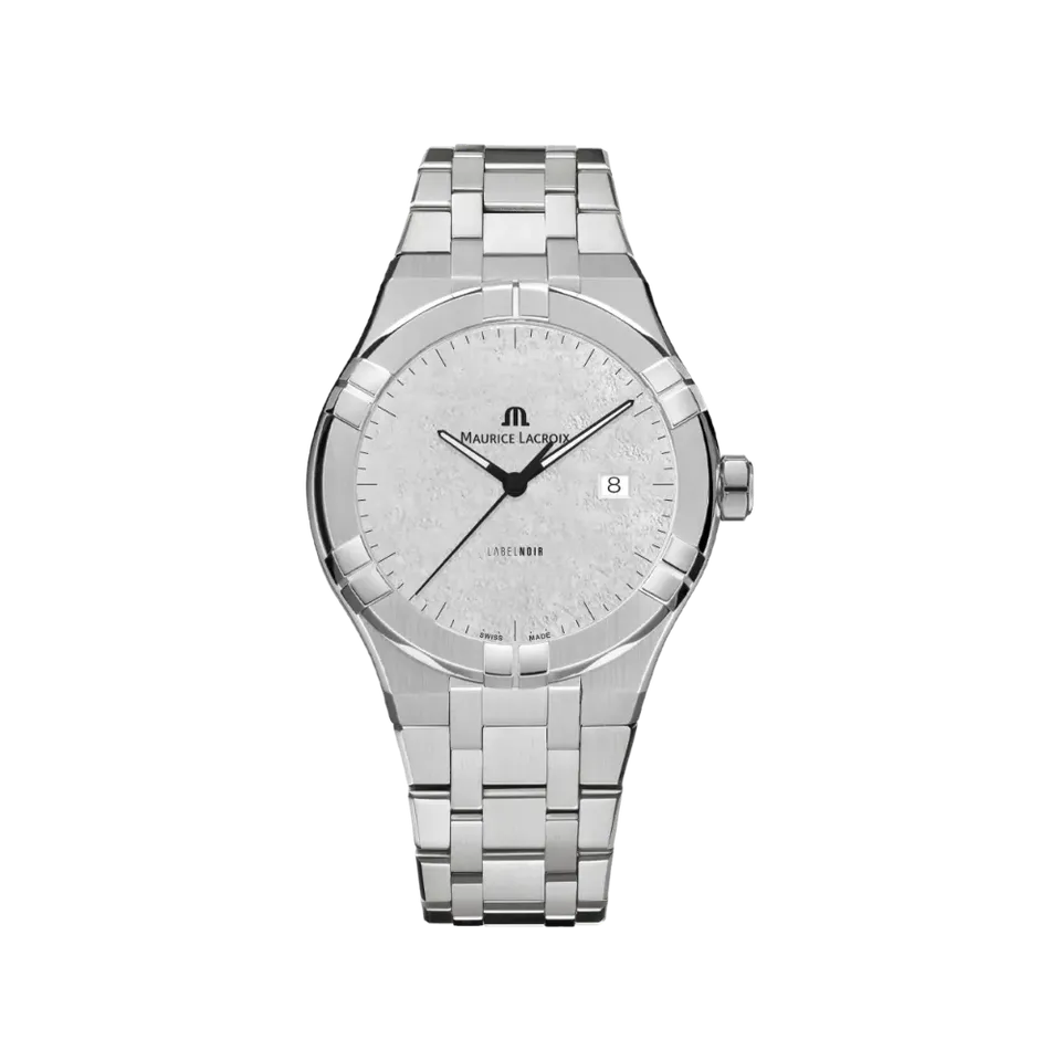 Label Noir Aikon Automatic 42MM klokke hvit stål