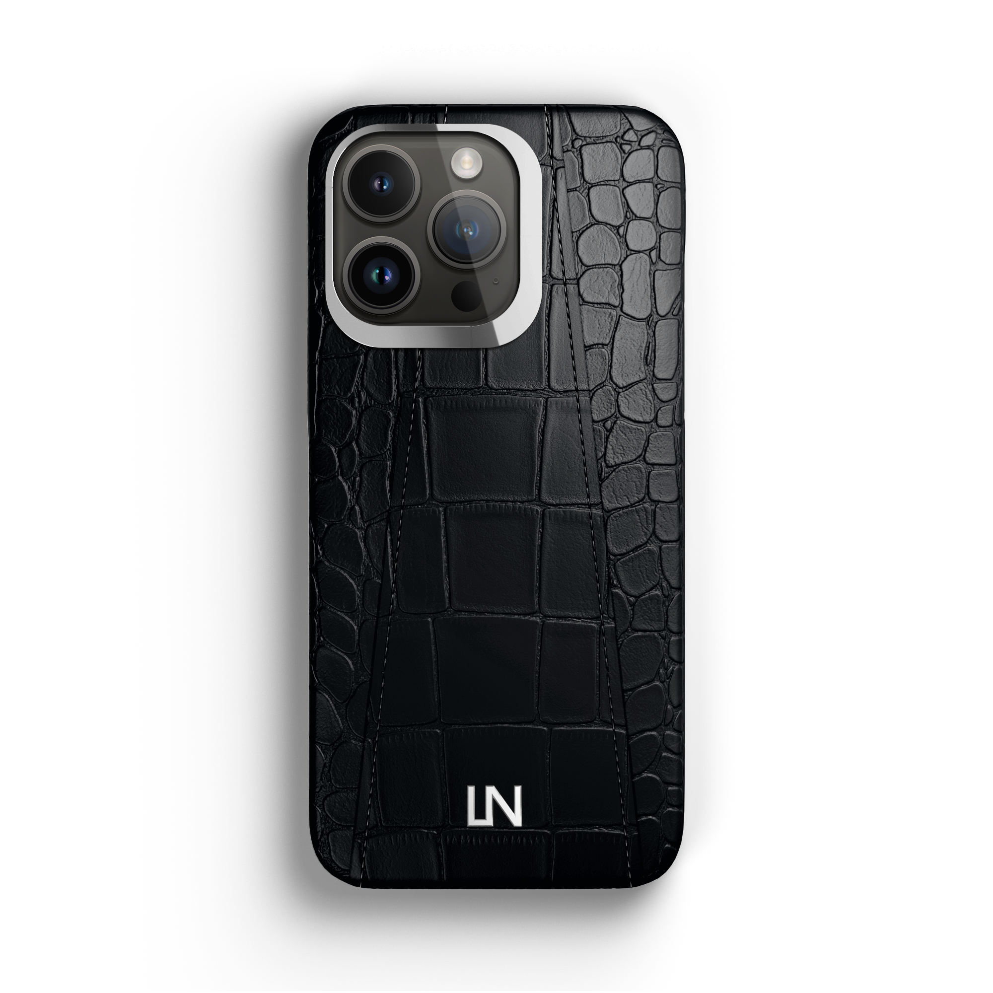Label Noir Alligator iPhone 14 Pro Max deksel svart MagSafe