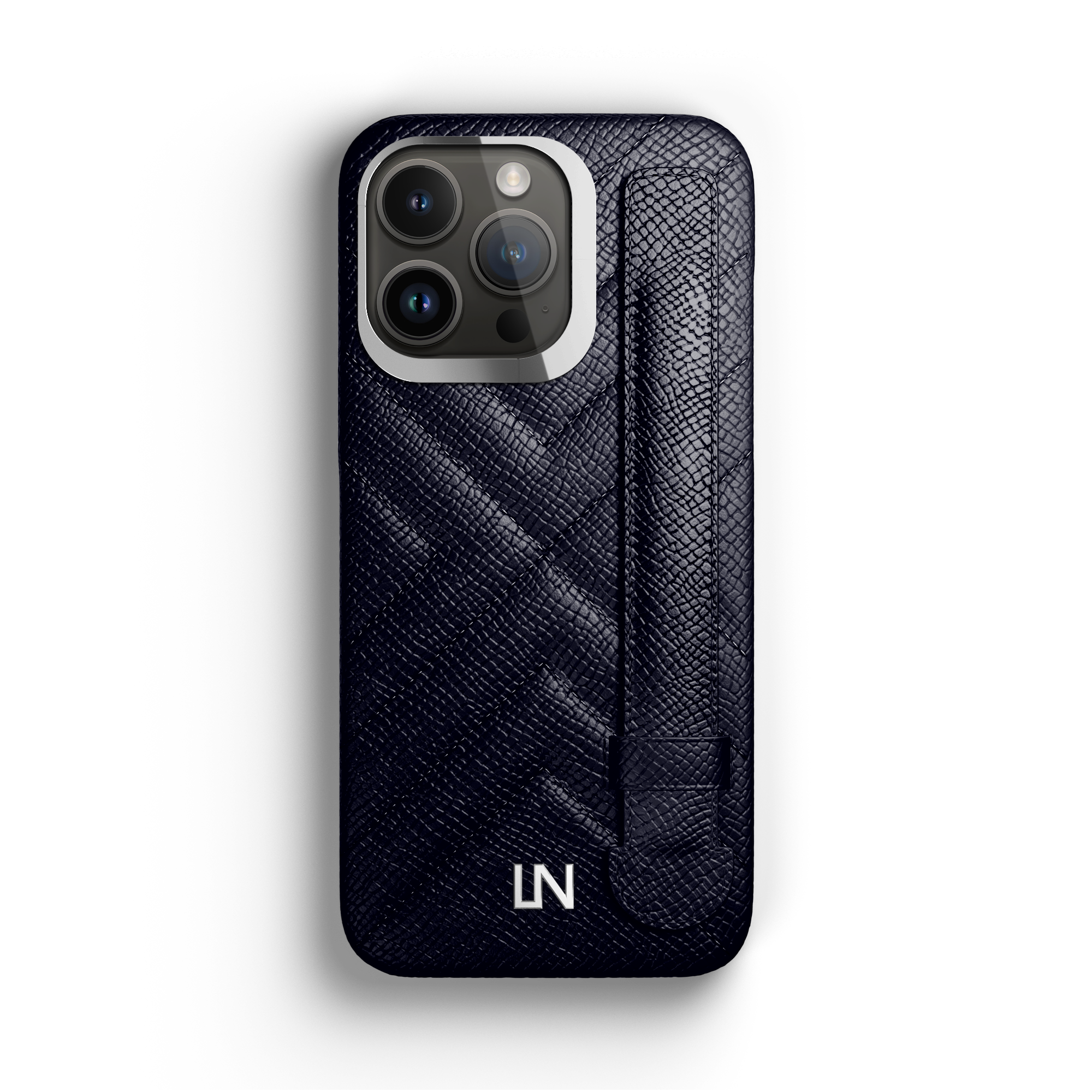 Label Noir Quilted iPhone 13 Pro deksel svart rem