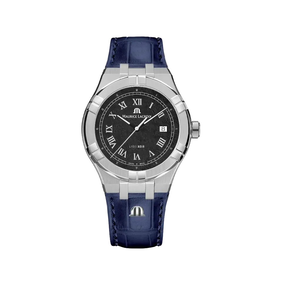 Label Noir Aikon Automatic 42MM klokke blå skinnrem