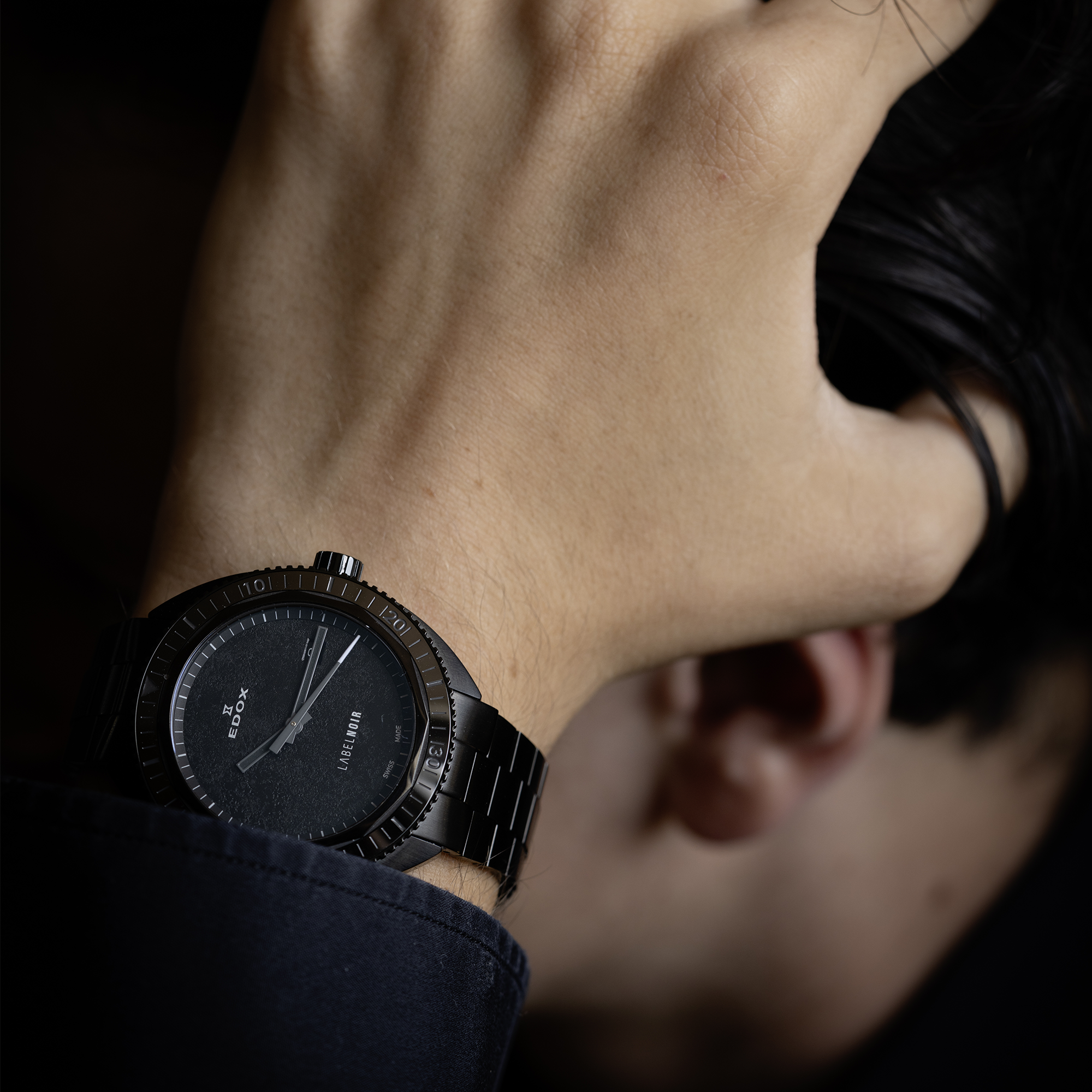 Label Noir Edox Hydro-Sub Automatic klokke limitert