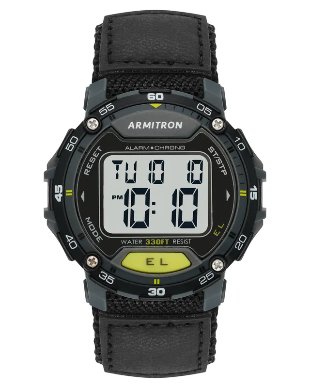 Armitron Sport 40/8291BLK herreklokke digital nylon 100M