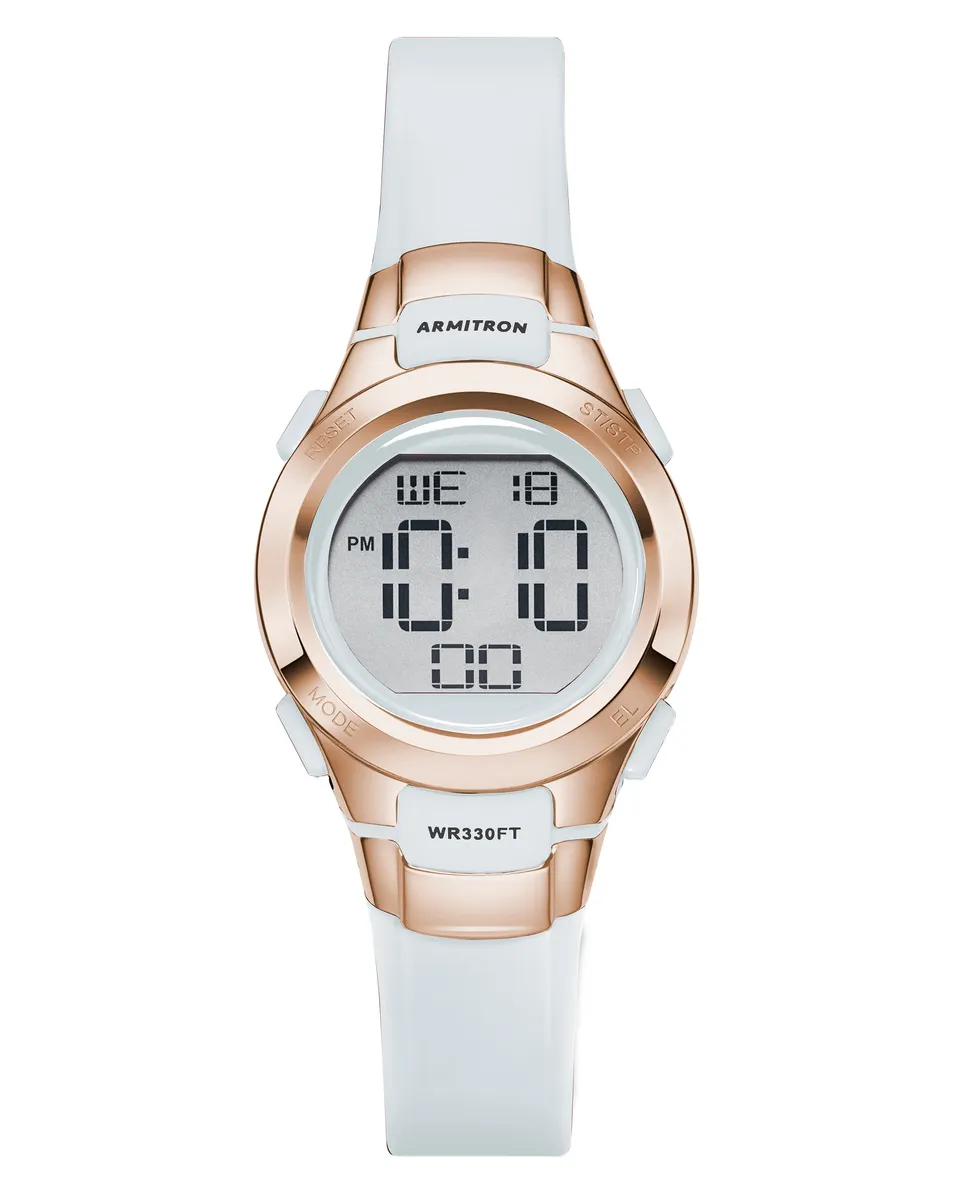 Armitron Sport 45/7012PBL digitalklokke lyseblå dame