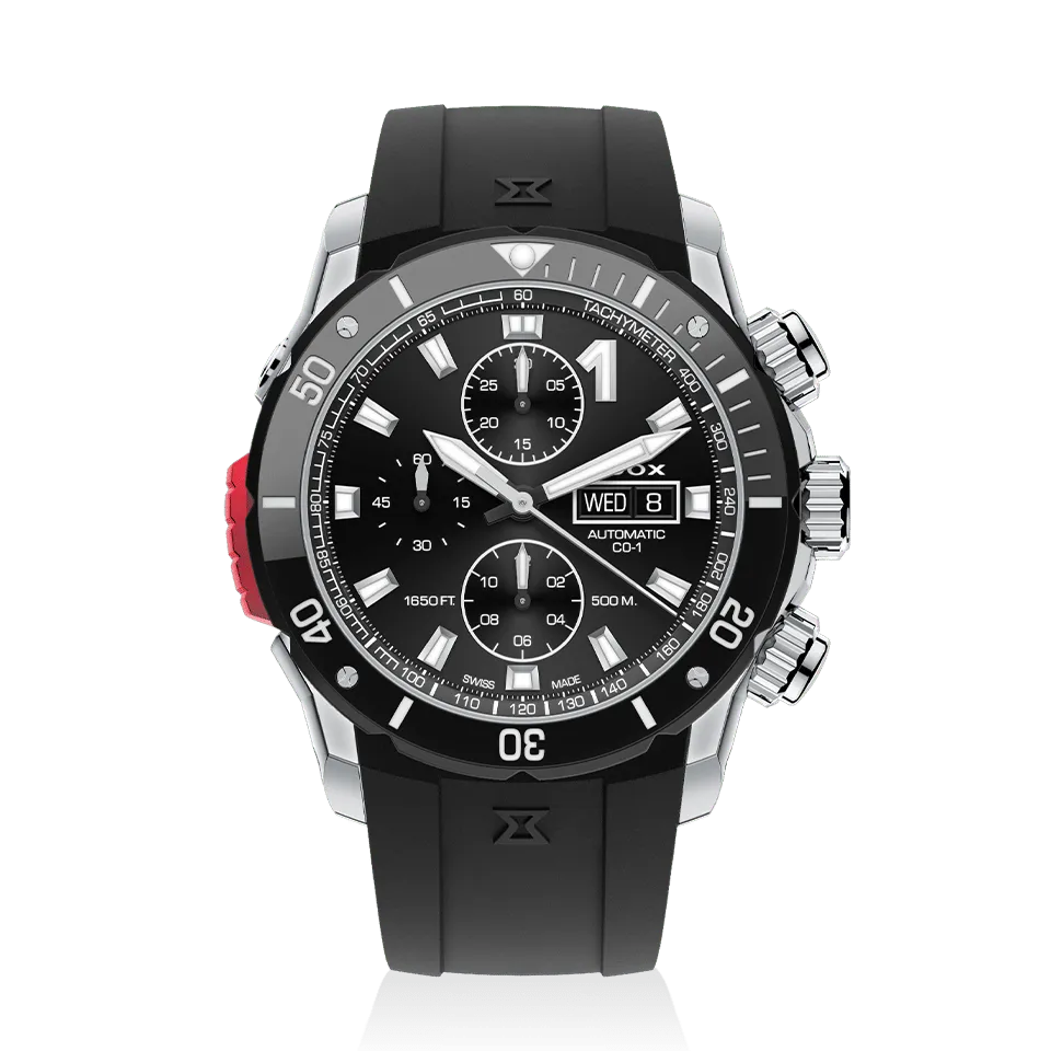 Edox CO-1 Chronograph Automatic herreklokke