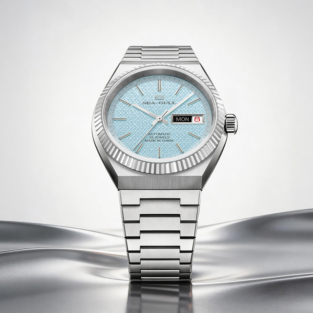 Sea-gull 510.82.1075A dressklokke herre blå 38mm