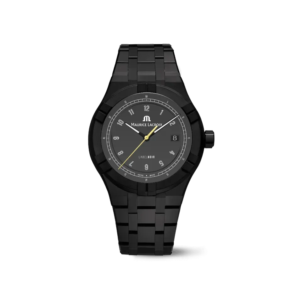 Label Noir Aikon Automatic 42MM klokke keramikk svart