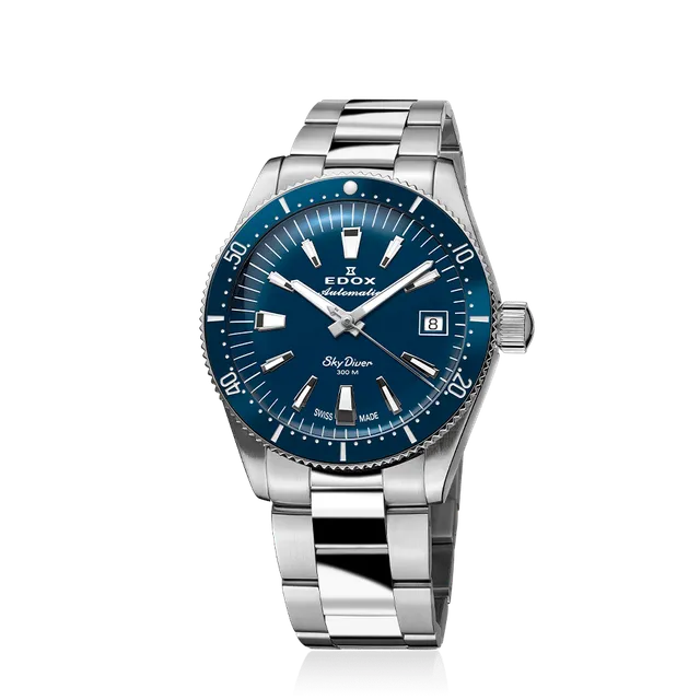Edox 38 Date herreklokke automatisk