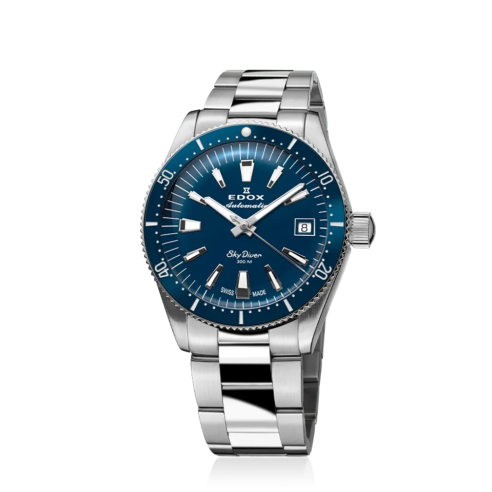 Edox 38 Date herreklokke automatisk