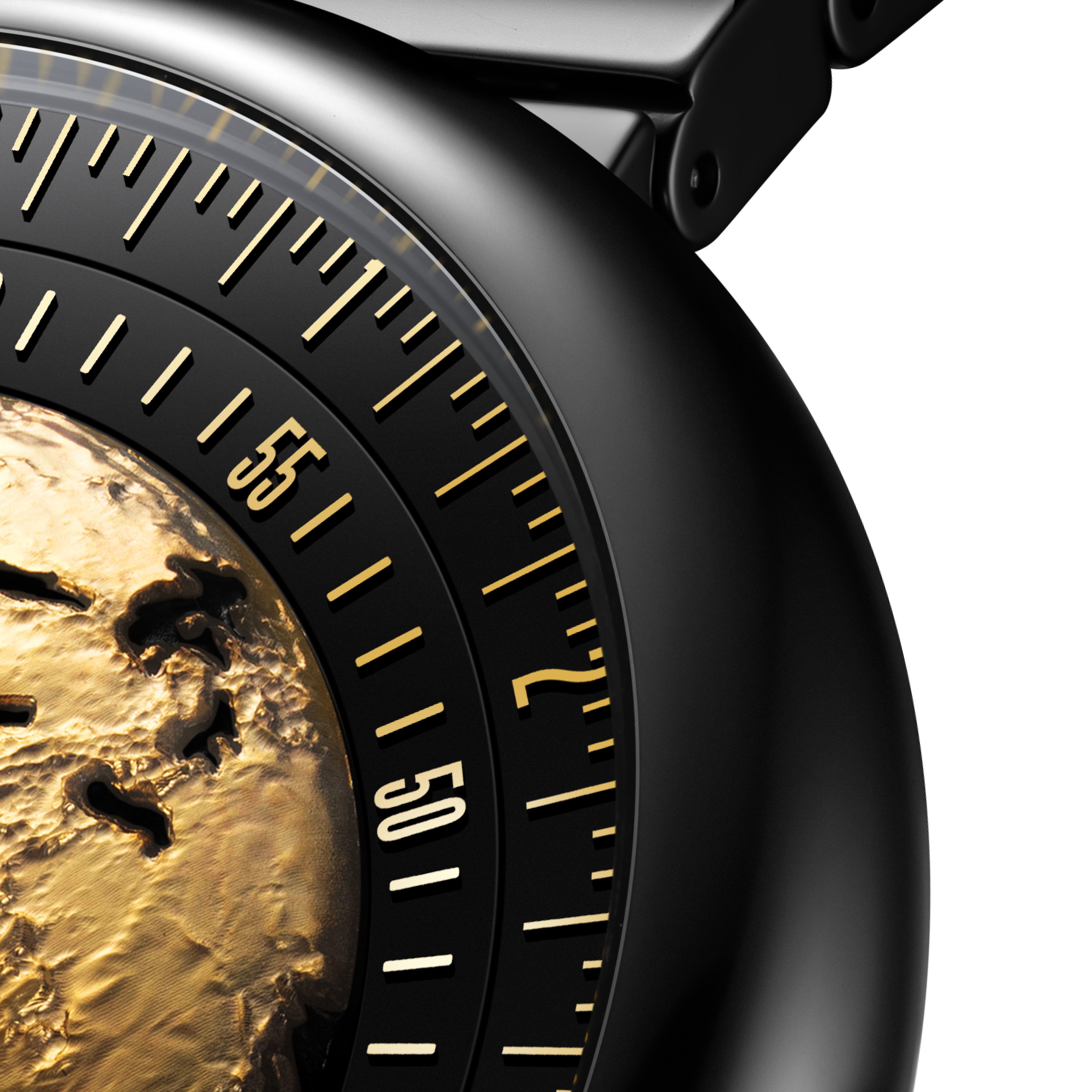 CIGA Design Blue Planet Gilded Age automatisk klokke 46mm gull