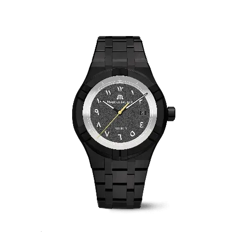 Label Noir Aikon Automatic 42MM klokke keramikk gul sekund