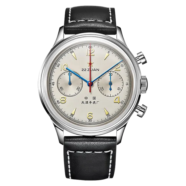 Sea-gull 1963 819.87.1963 herreklokke beige kronograf