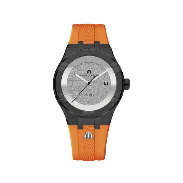 Label Noir Aikon Automatic 42MM klokke svart oransje PVD