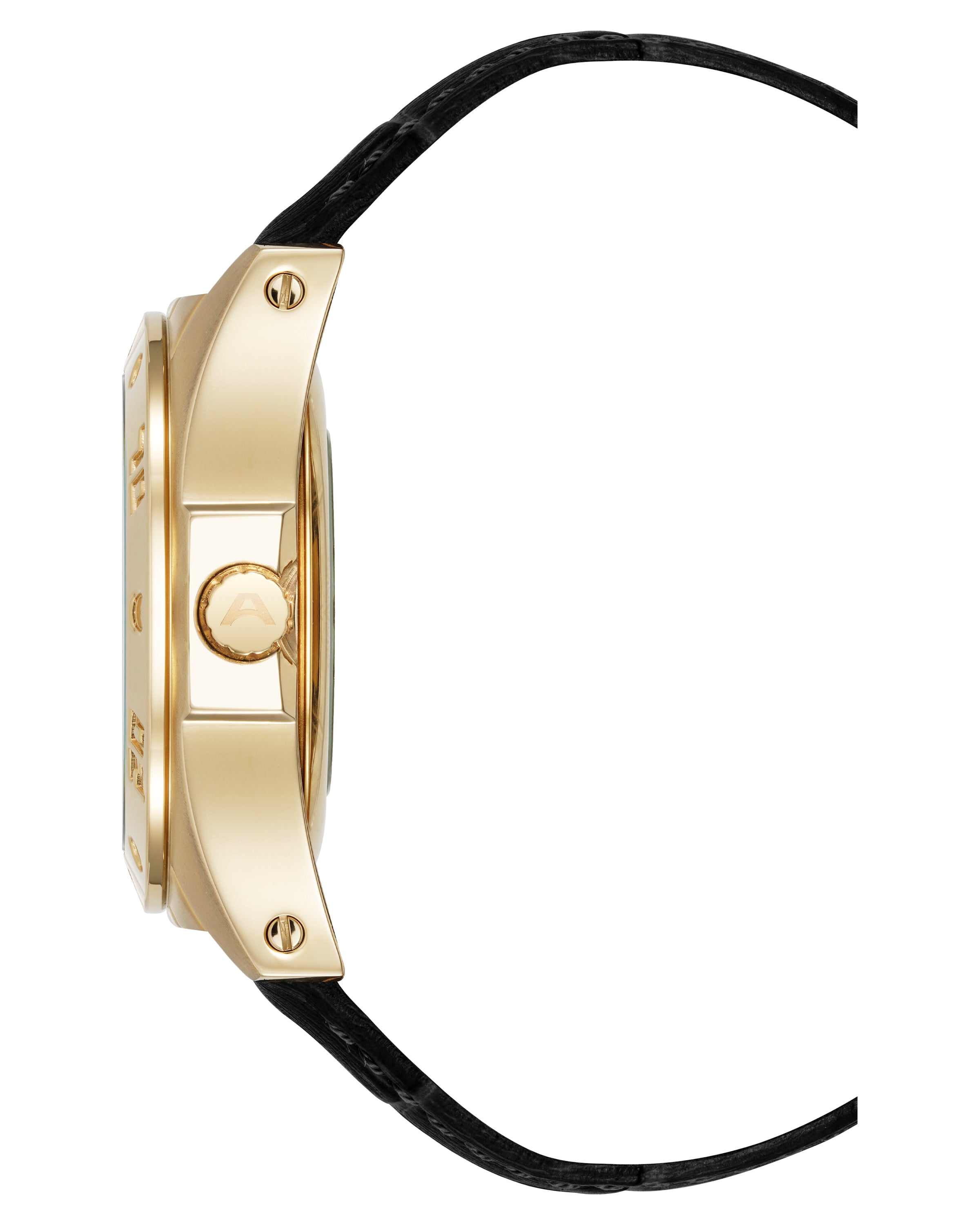 Armitron Skeleton 42mm herreklokke gull/svart automatisk