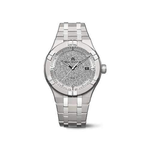 Label Noir Aikon Automatic 42MM herreklokke titan sort skive