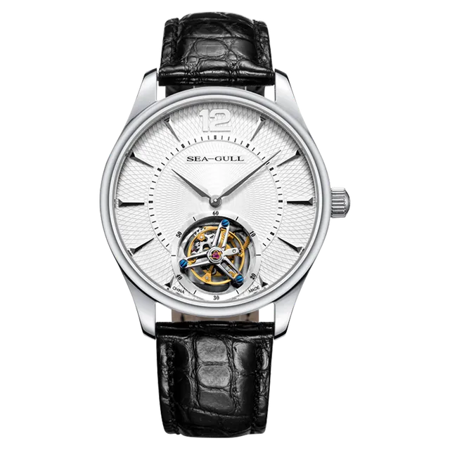 Sea-gull Artisan Heritage 818.17.8810 tourbillon hvit 41mm