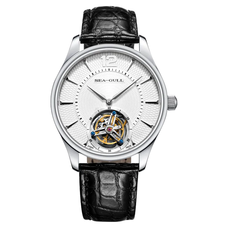Sea-gull Artisan Heritage 818.17.8810 tourbillon hvit 41mm