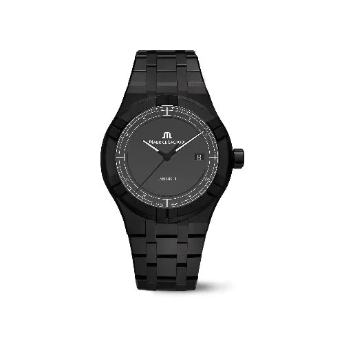 Label Noir Aikon Automatic 42MM klokke svart microgroove