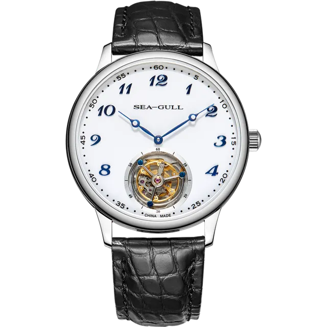 Sea-gull Artisan Heritage 818.13.8809 tourbillonklokke hvit