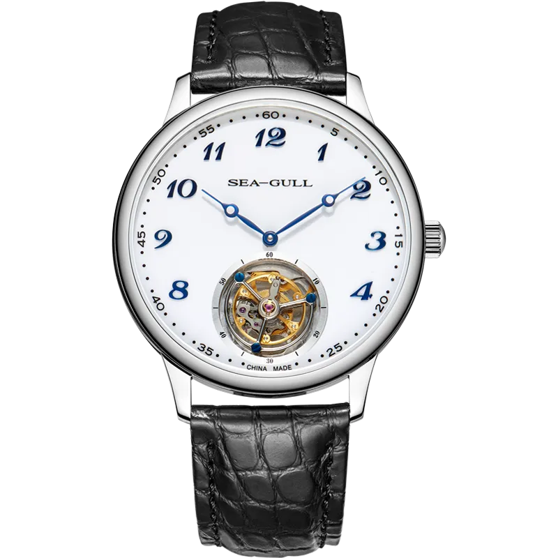 Sea-gull Artisan Heritage 818.13.8809 tourbillonklokke hvit