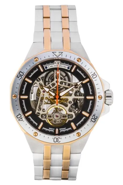 Carl von Zeyten Urberg CVZ0094RBKM automatisk klokke svart 46 mm