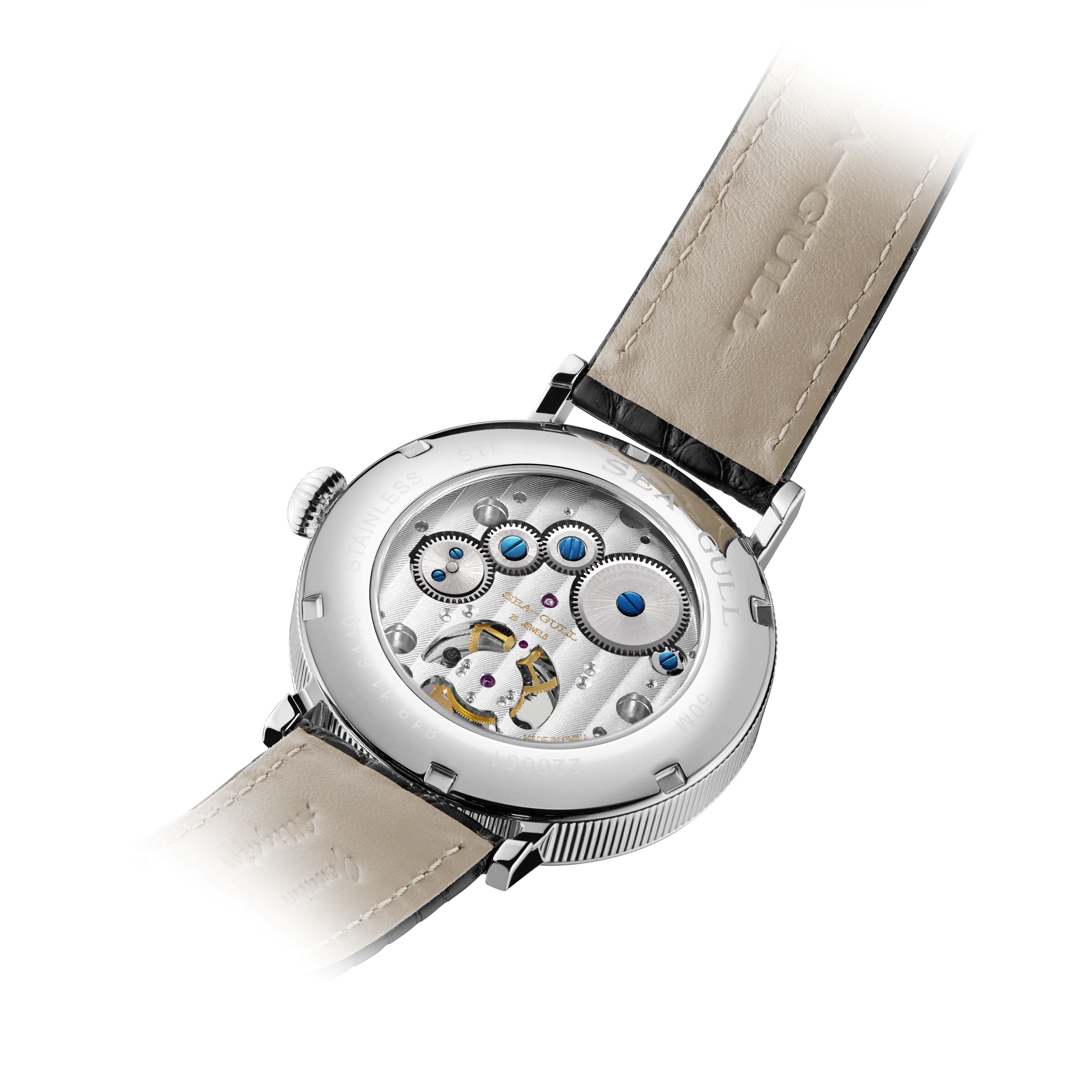 Sea-gull Heritage 818.11.6149 klokke hvit 41mm