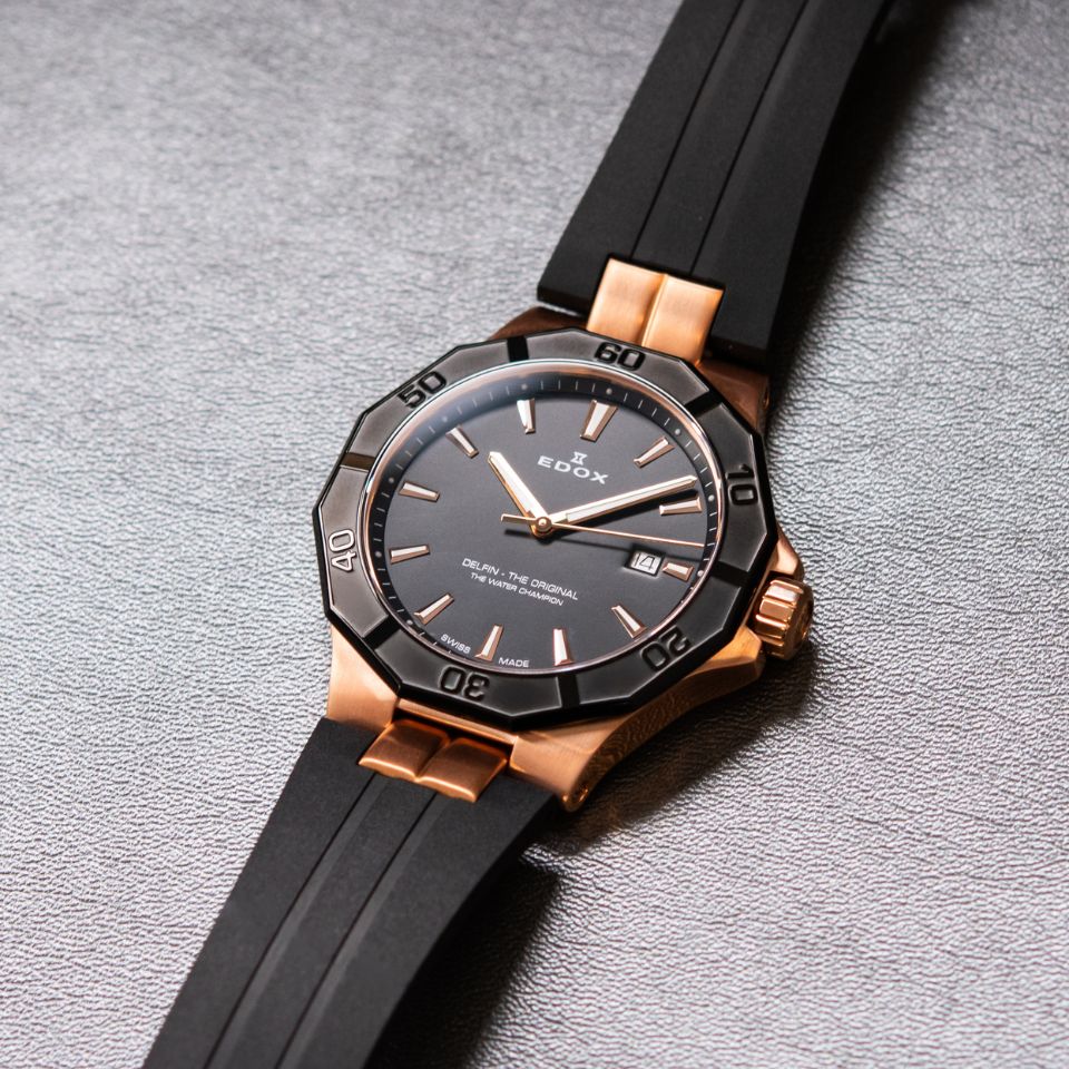 Edox Date herreklokke automatisk