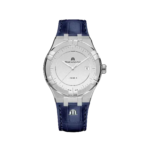 Label Noir Aikon Automatic 42MM klokke blå lærrem