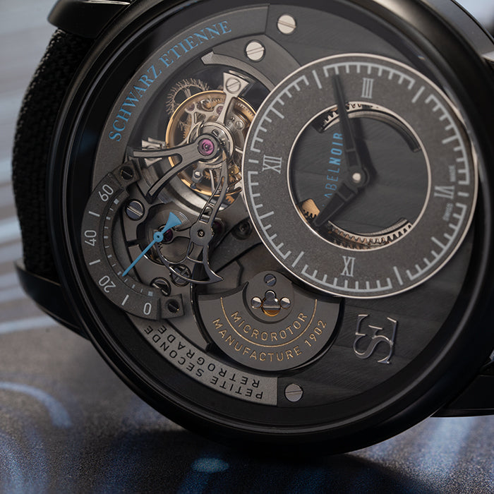 Label Noir Petite Seconde Rétrograde Tourbillon klokke unik