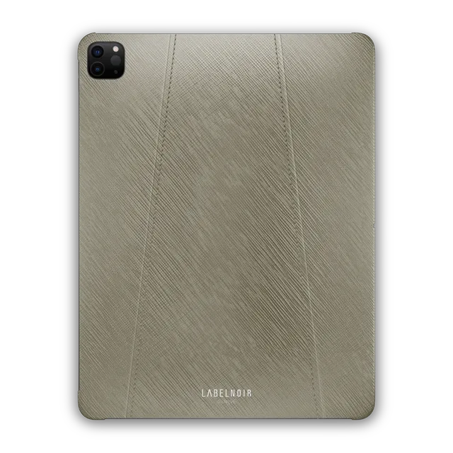 Label Noir iPad Pro 12.9 6th Gen deksel svart saffiano