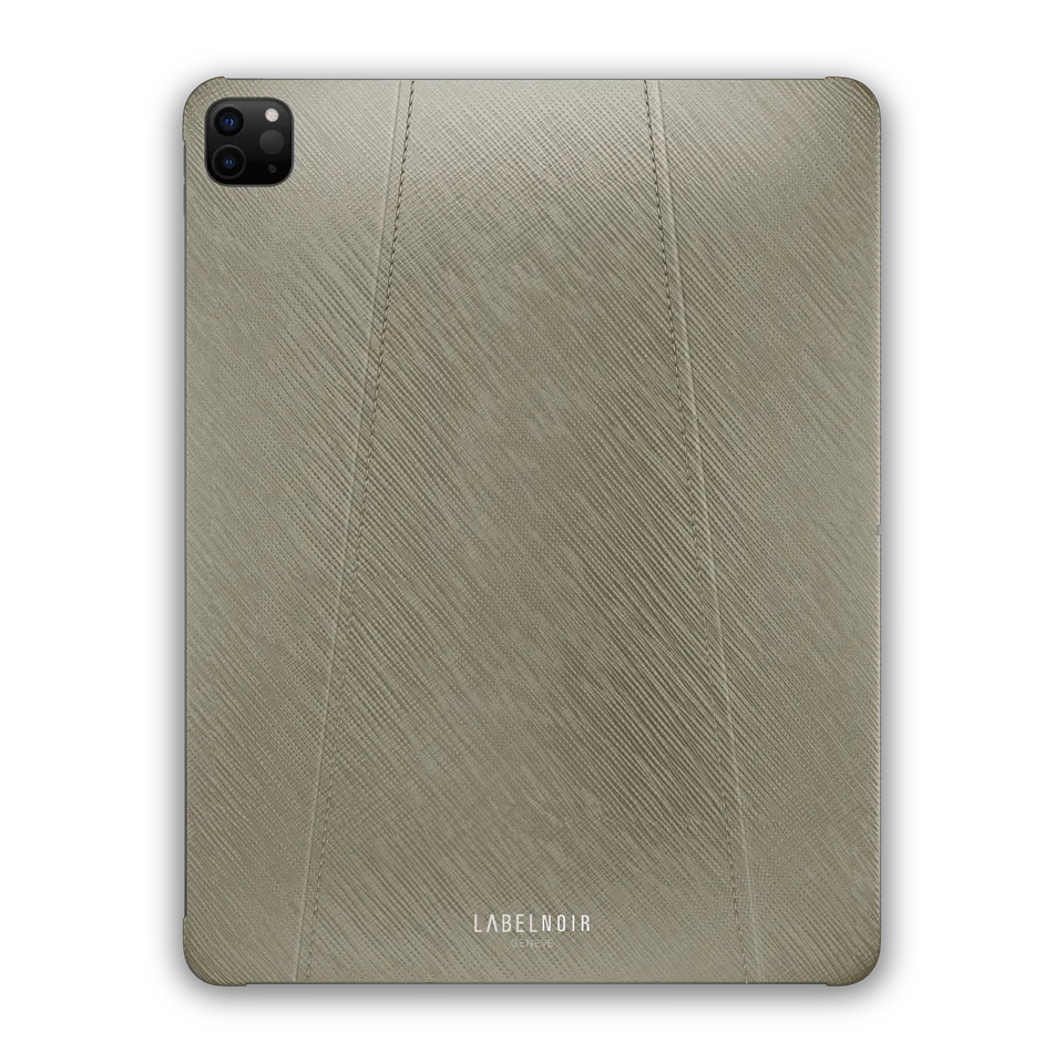 Label Noir iPad Pro 12.9 6th Gen deksel svart saffiano