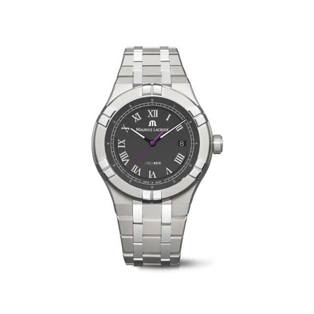 Label Noir Aikon Automatic 42MM armbåndsur microgroove